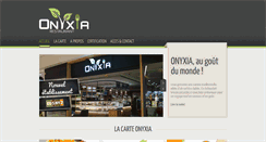 Desktop Screenshot of onyxia-restaurant.com