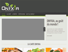 Tablet Screenshot of onyxia-restaurant.com
